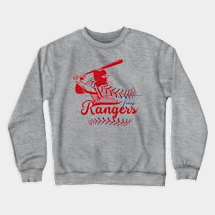 texas rangers baseball Crewneck Sweatshirt